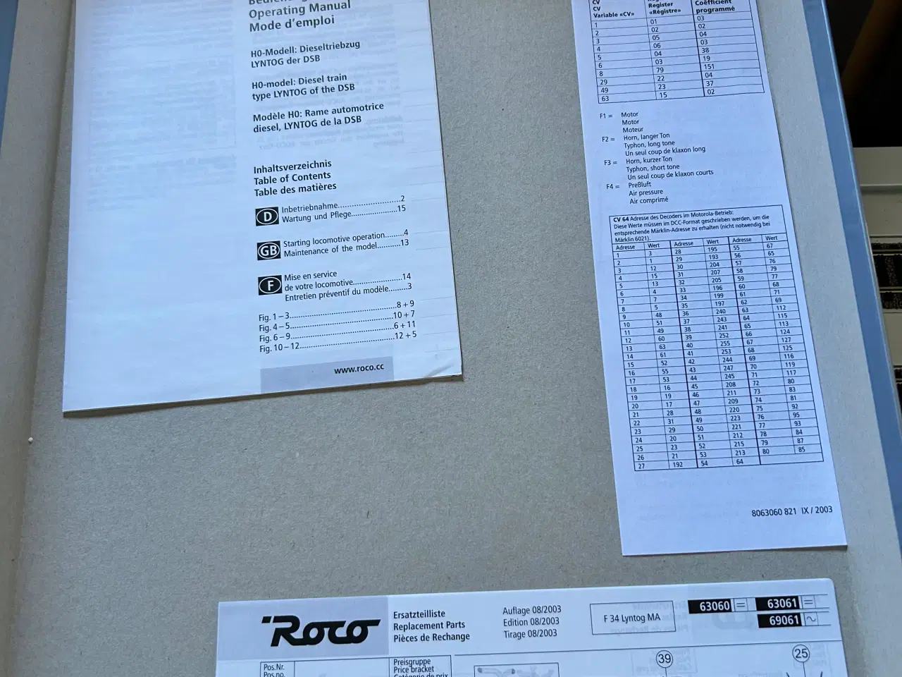 Billede 8 - Modeltog Roco DSB MA H0 digital DC, jævnstrøm.