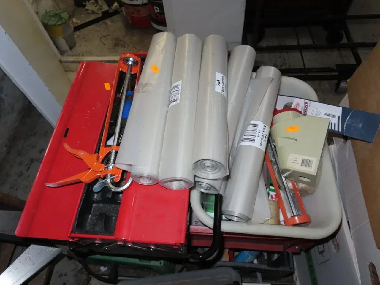 Billede 7 - Ass. værktøj og 2 stk. stiger