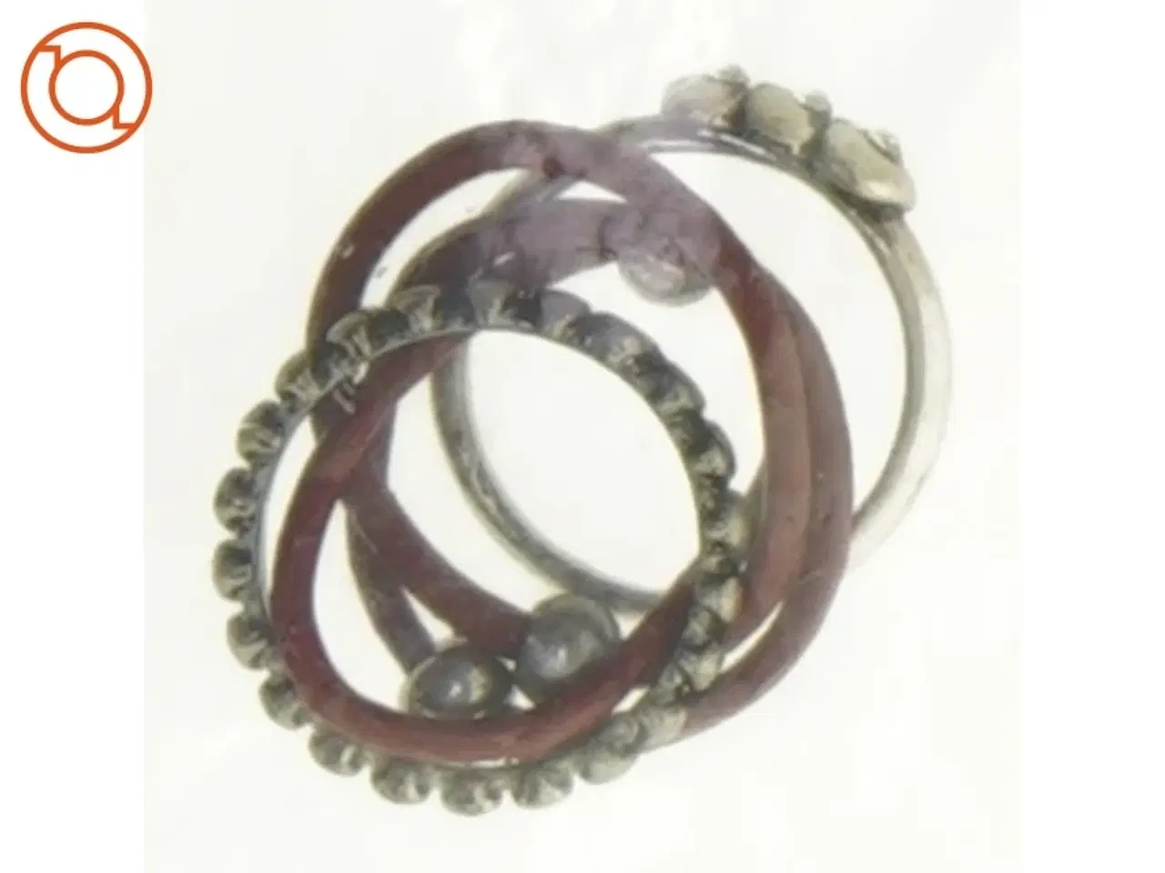 Billede 2 - (Læder fingerringe (str. Large)str. Large)