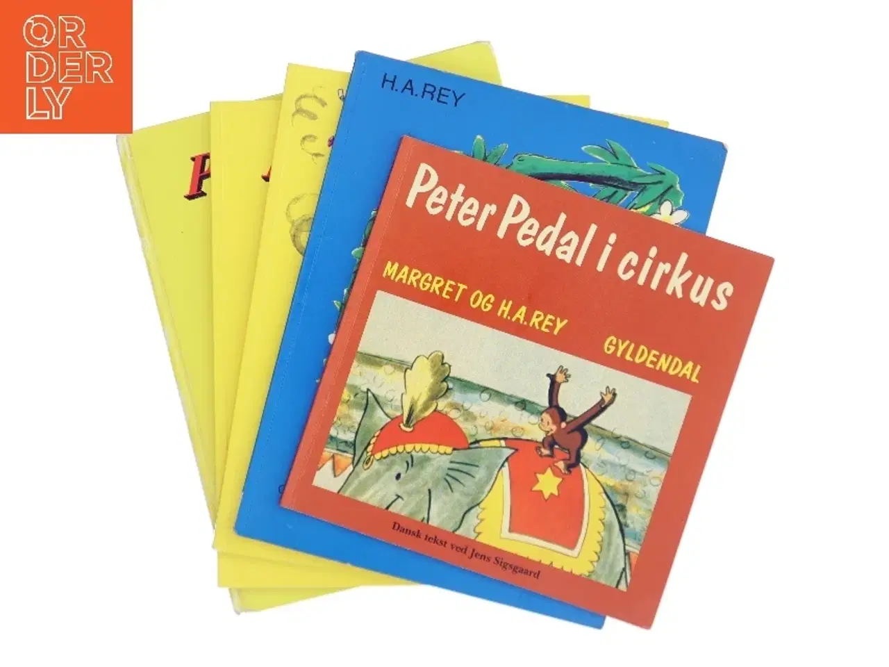 Billede 1 - Peter Pedal børnebøger samling fra Gyldendal af Margret og H.A. Rey (Bog)