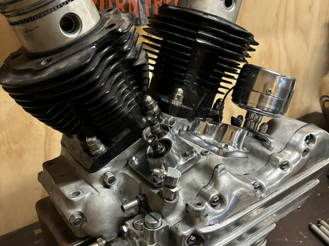 Billede 3 - Harley-Davidson Panhead motor