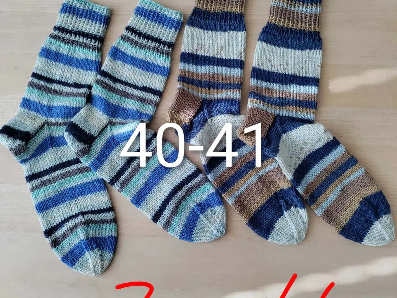 Billede 2 - Nye uldsokker str 40-41