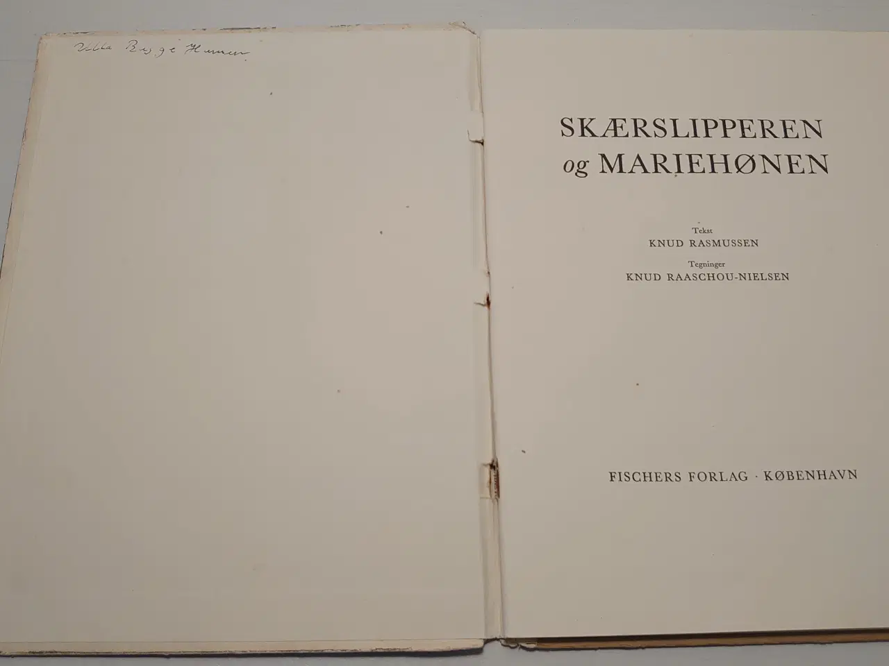 Billede 3 - Knud Rasmussen:Skærslipperen og Mariehønen. 1943.
