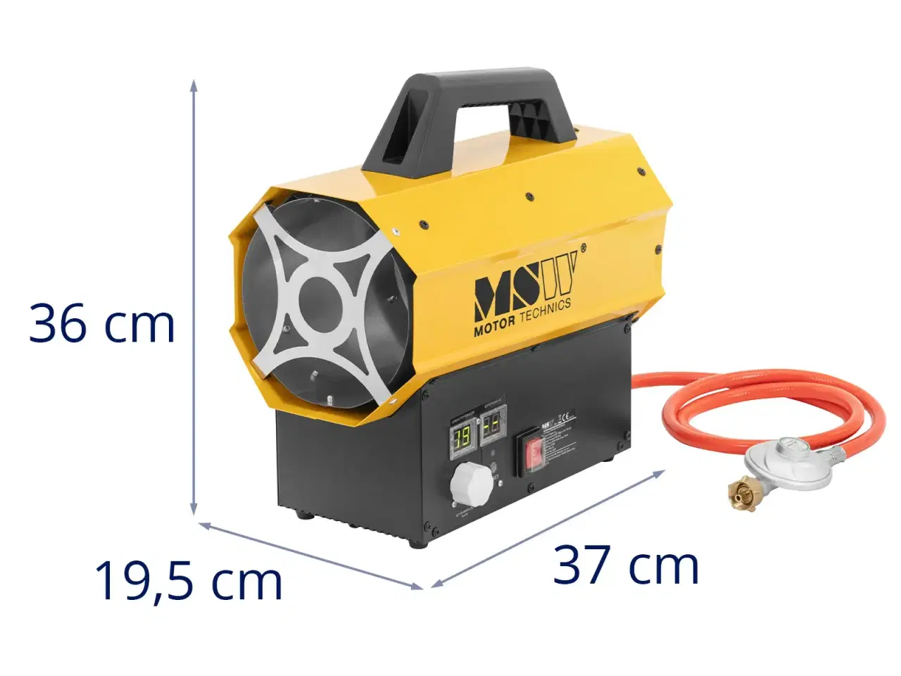 Billede 7 - Gasvarmekanon – 20 kW – 160 m²