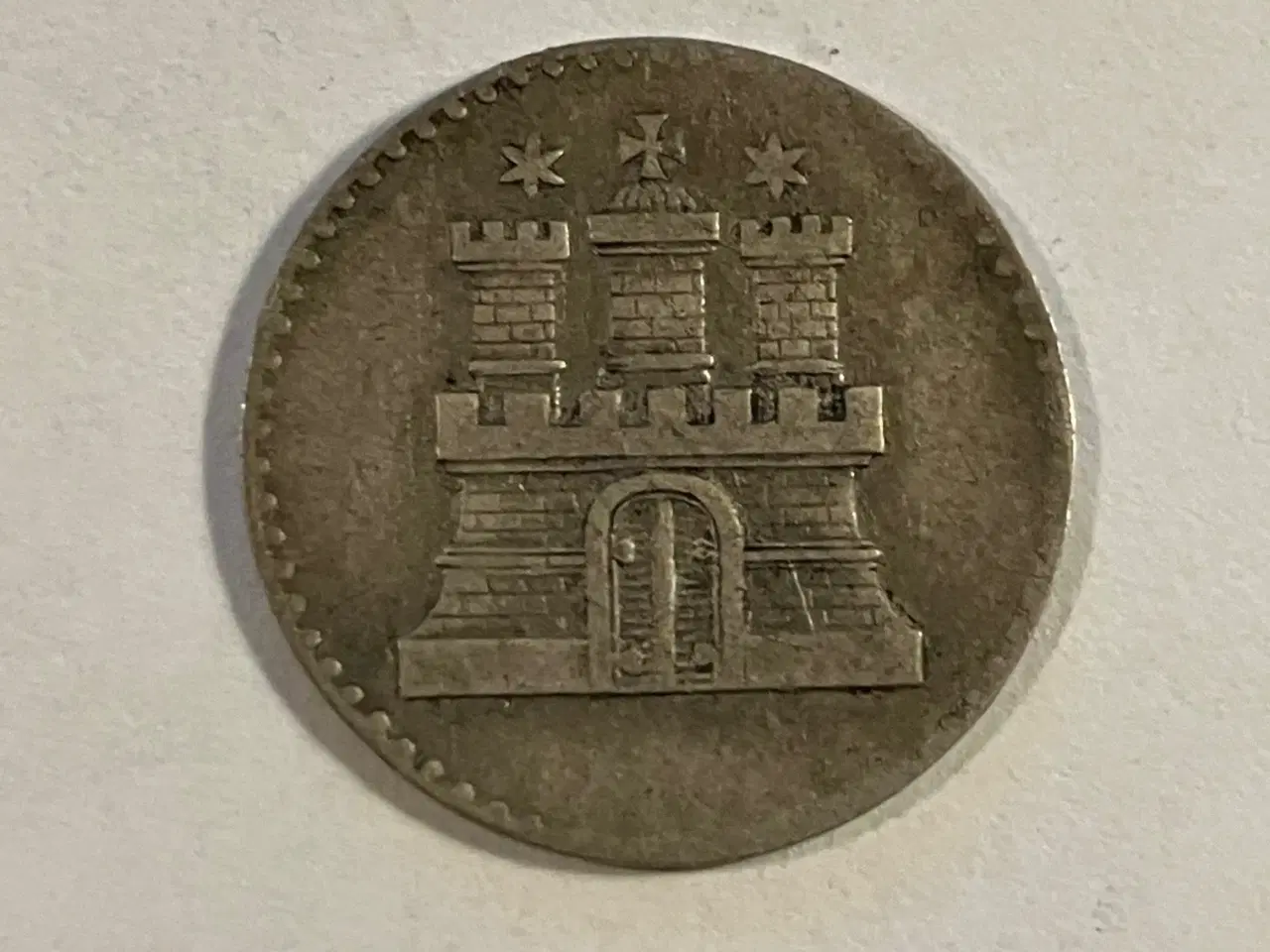 Billede 2 - 1 Schilling Hamburg 1855 Germany