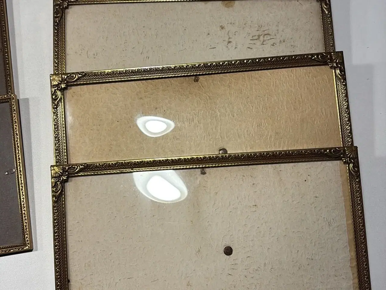 Billede 1 - Gamle rammer med buet glas