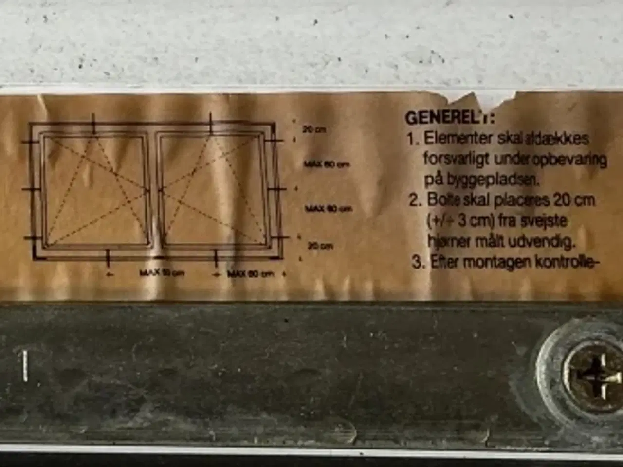 Billede 7 - Vinduer plast 2 fags med dreje kip og fast karm 7 styk