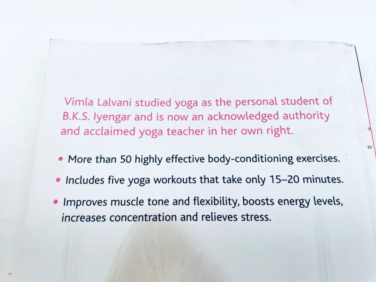 Billede 4 - Yoga basic engelsk - god begynder bog
