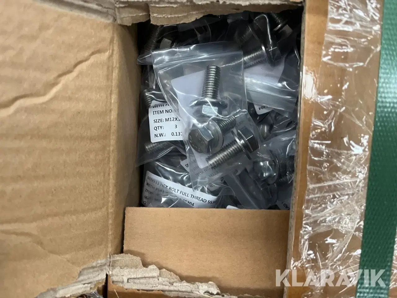 Billede 8 - Sætskruer med løs skive A2 M12x30 mm 7500 styk