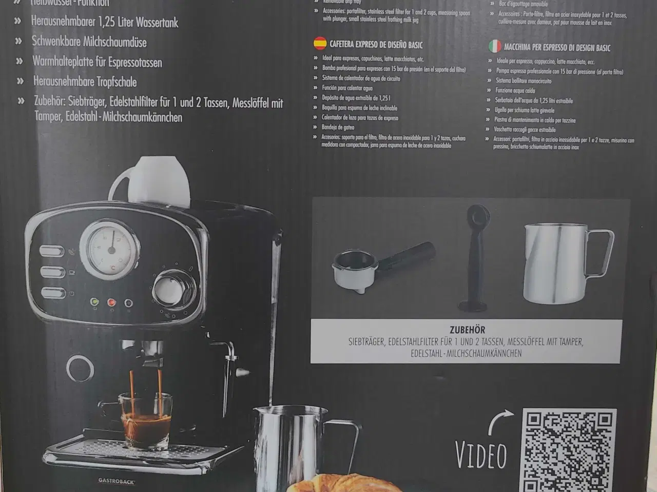 Billede 3 - Espressomaskine basic fra Gastroback