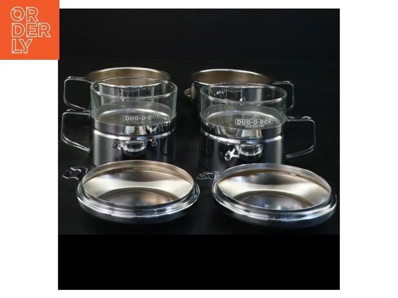 Billede 3 - 2 stk. Dur-o-bor kaffe kopper fra Durobor (str. 12 x 9 cm)