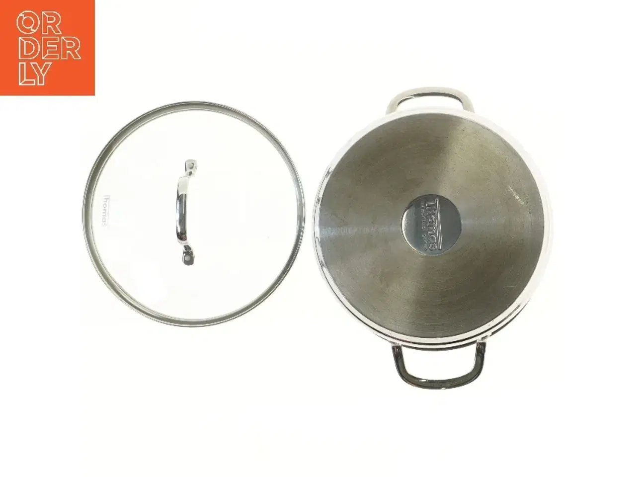 Billede 3 - Suppegryde med låg, rustfrit stål fra Thomas (str. Ø 25,5 cm)