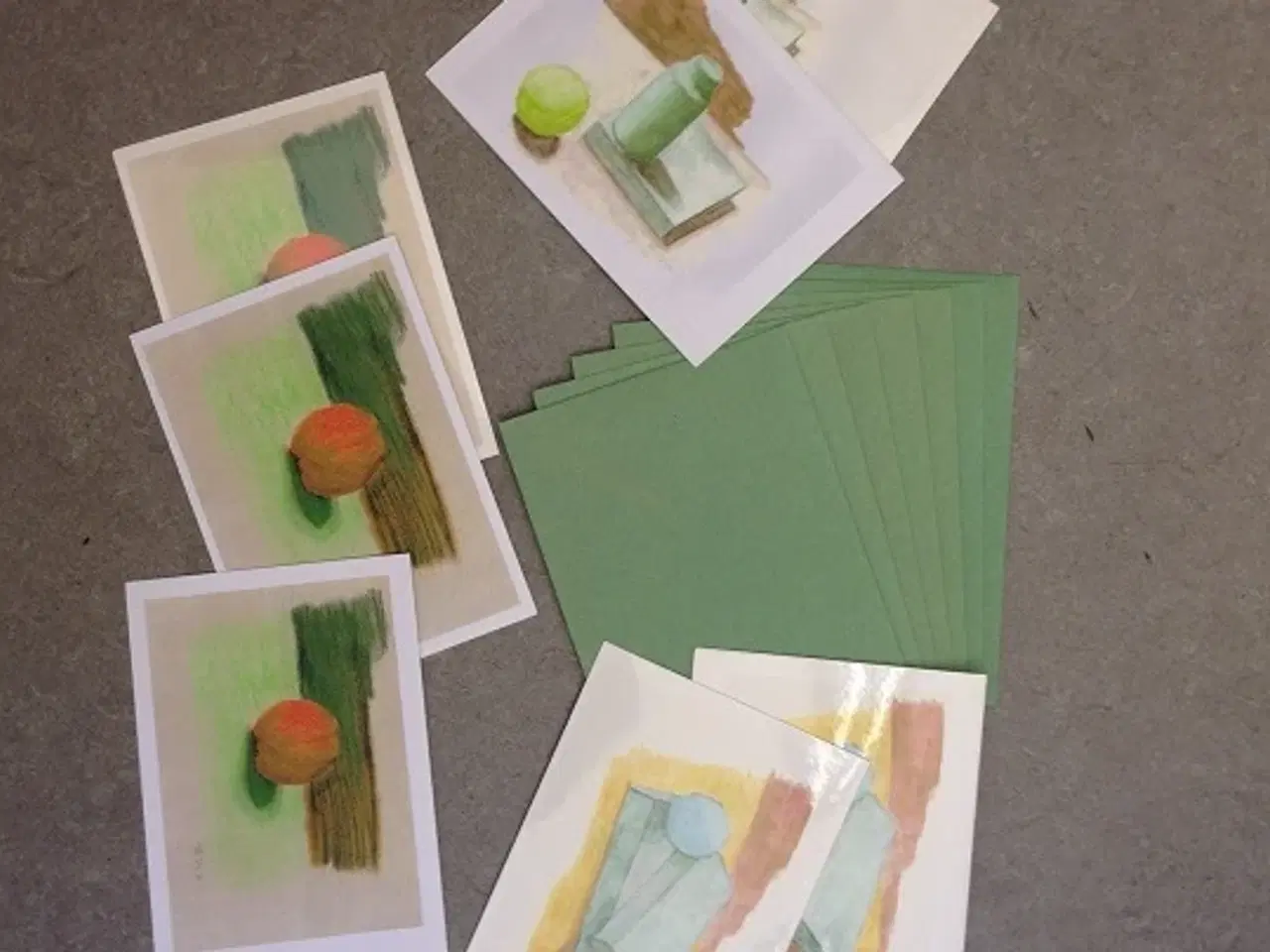 Billede 9 - 7 kort med matchende kuverter - kunstnerkort