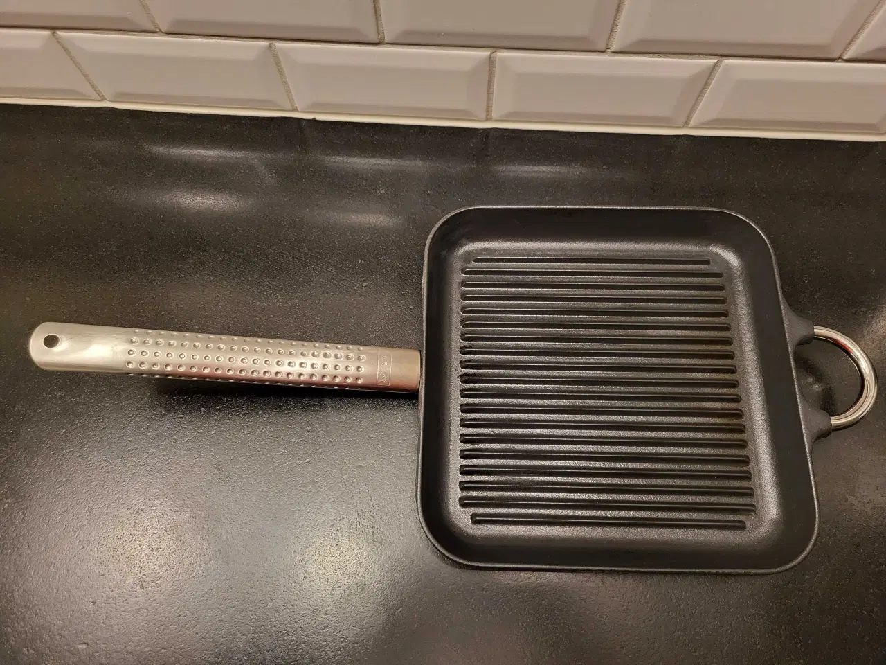 Billede 1 - BODUM Støbejerns Grillpande 