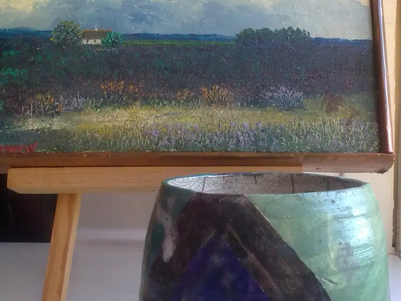 Billede 10 - Raku dansk brugskunst skål & krea keramik o.a.