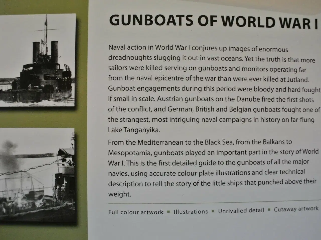 Billede 3 - gunboats of world war 1, by angus konstam. ill. by