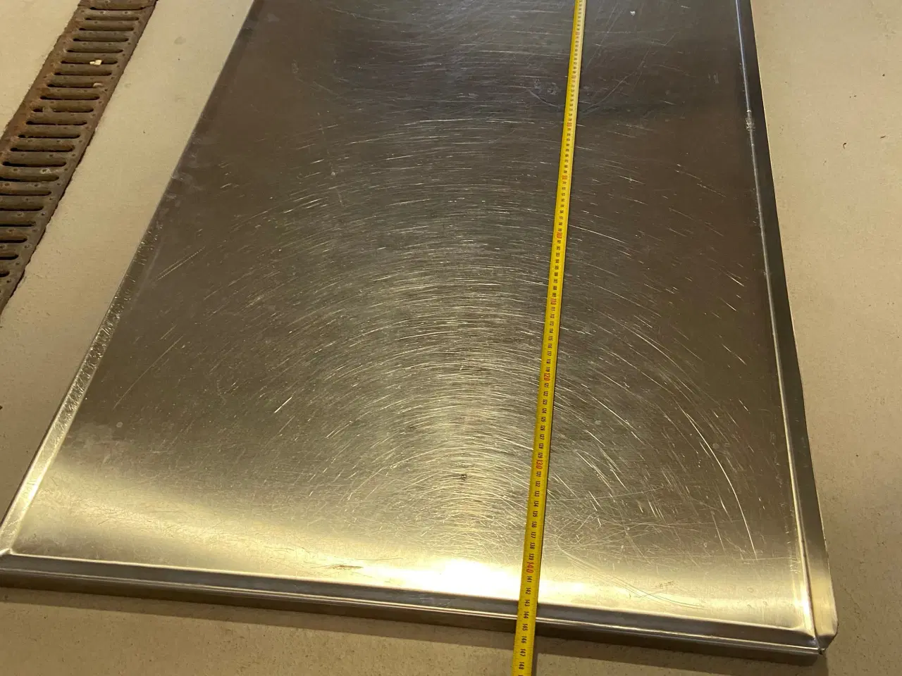 Billede 1 - Rustfri stål bordplade