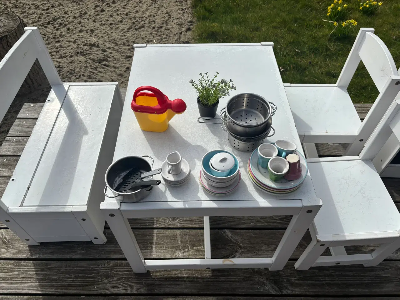 Billede 2 - Legetøjs køkken og møbler