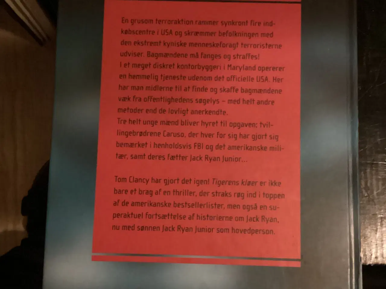 Billede 3 - Tom Clancy, Tiggerens kløer