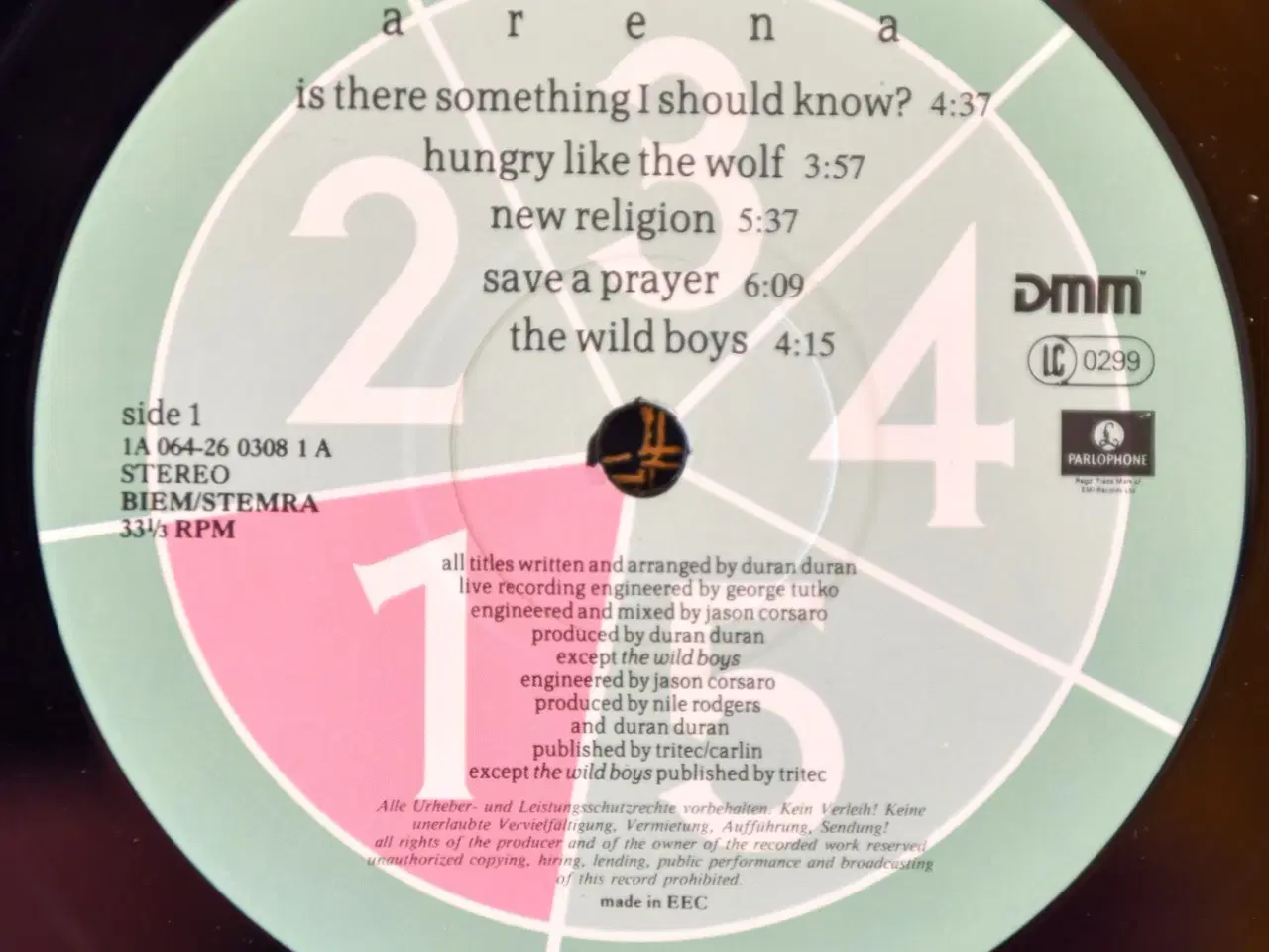 Billede 5 - Duran Duran - Arena - EU 1984 - VG+/VG+