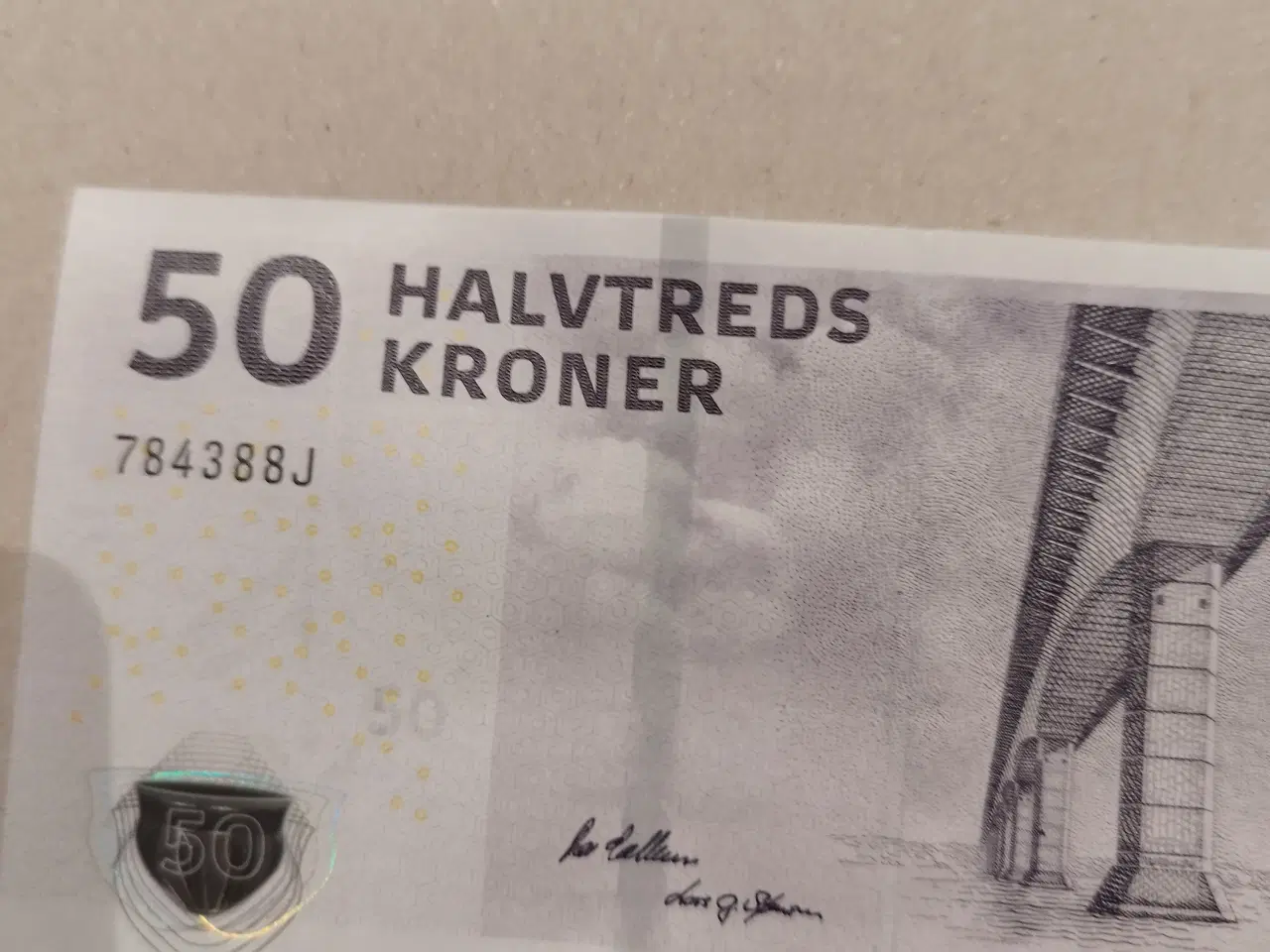 Billede 3 - 50 Kroner. Bankfrisk. Fra 2016