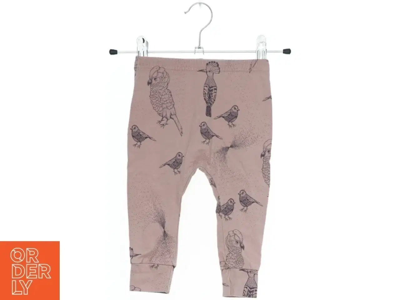 Billede 1 - Børneleggings med fugleprint fra Fixoni (str. 74)