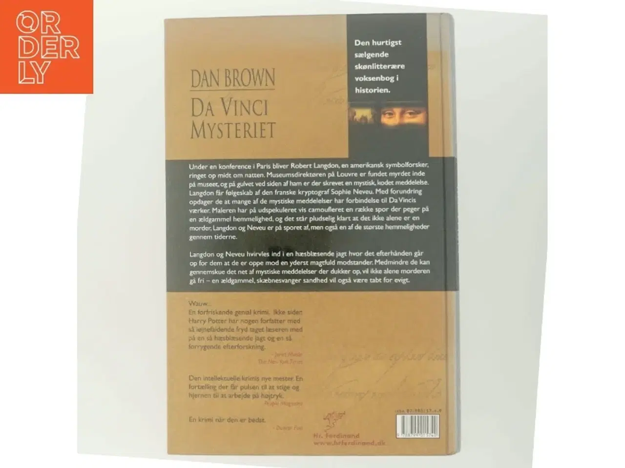 Billede 3 - Da Vinci Mysteriet af Dan Brown (Bog)
