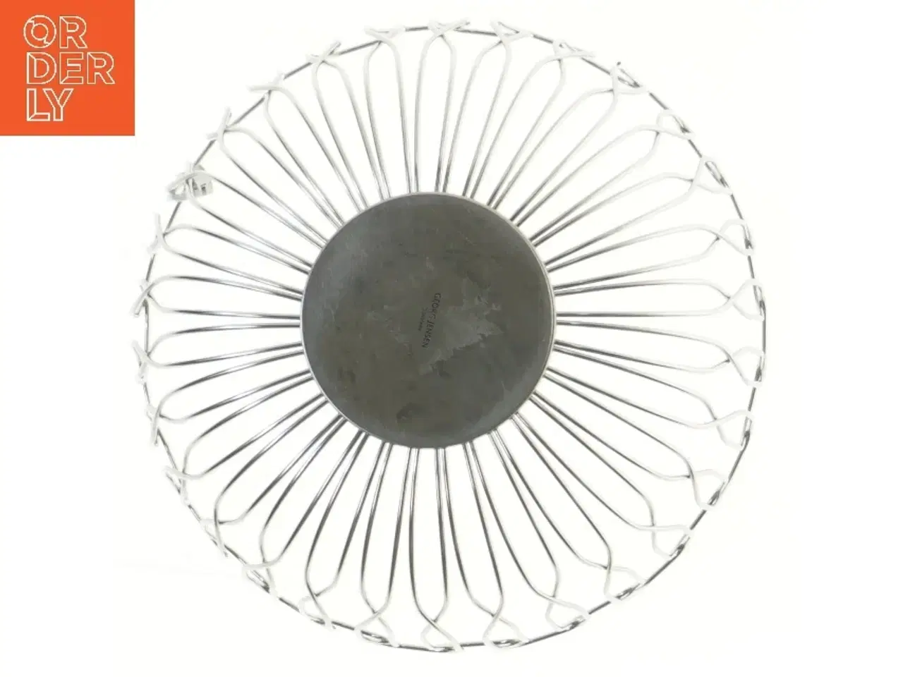 Billede 3 - Trådflet kurv fra Georg Jensen (str. Ø 20,5 cm)