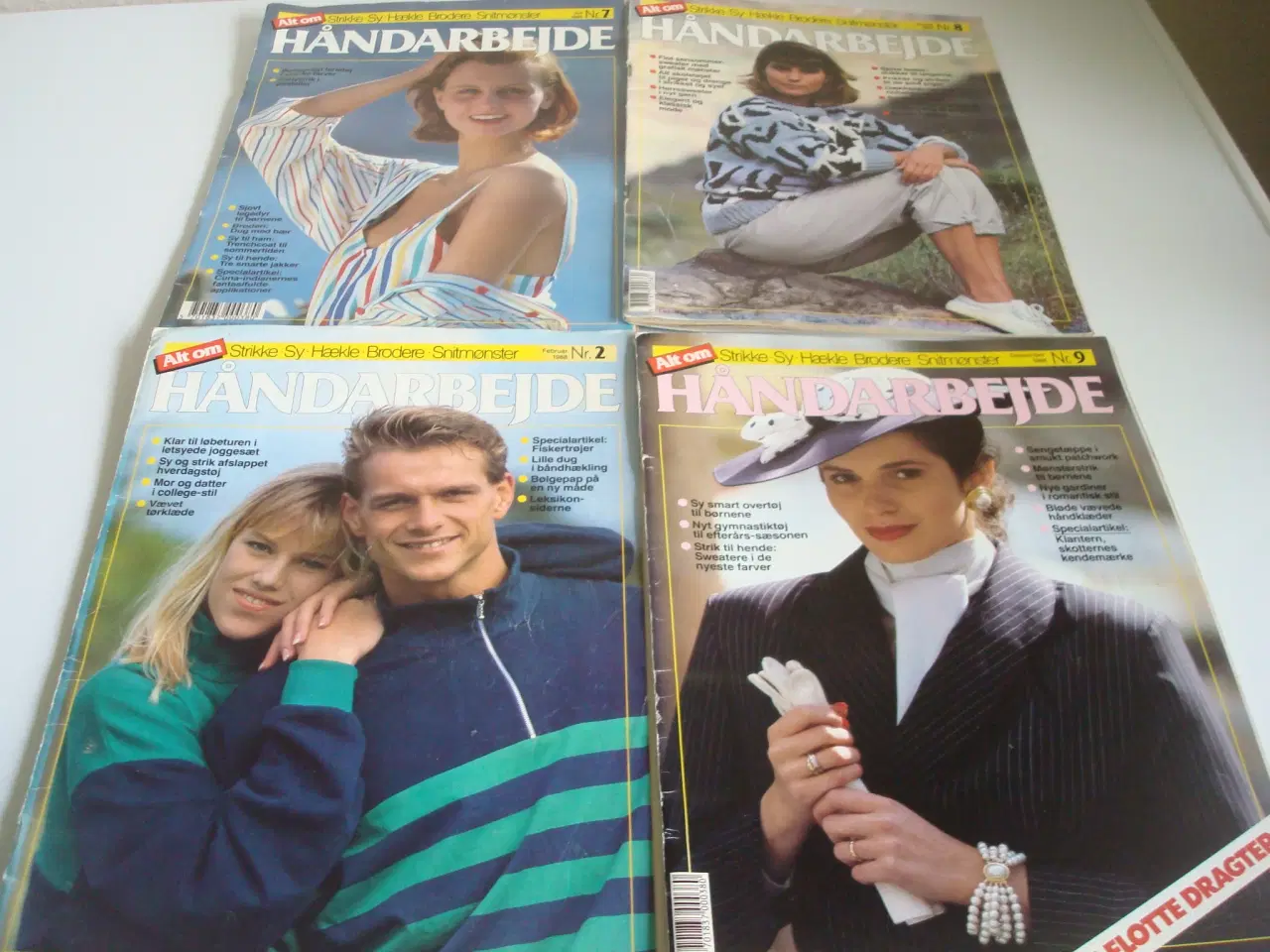 Billede 1 - Alt om håndarbejde nr.2, nr.7, nr.8 og nr.9 1988