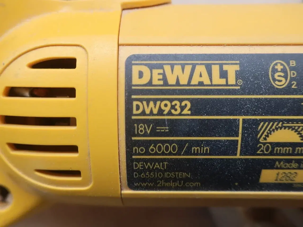 Billede 3 - Lamelfræser DEWALT DW932