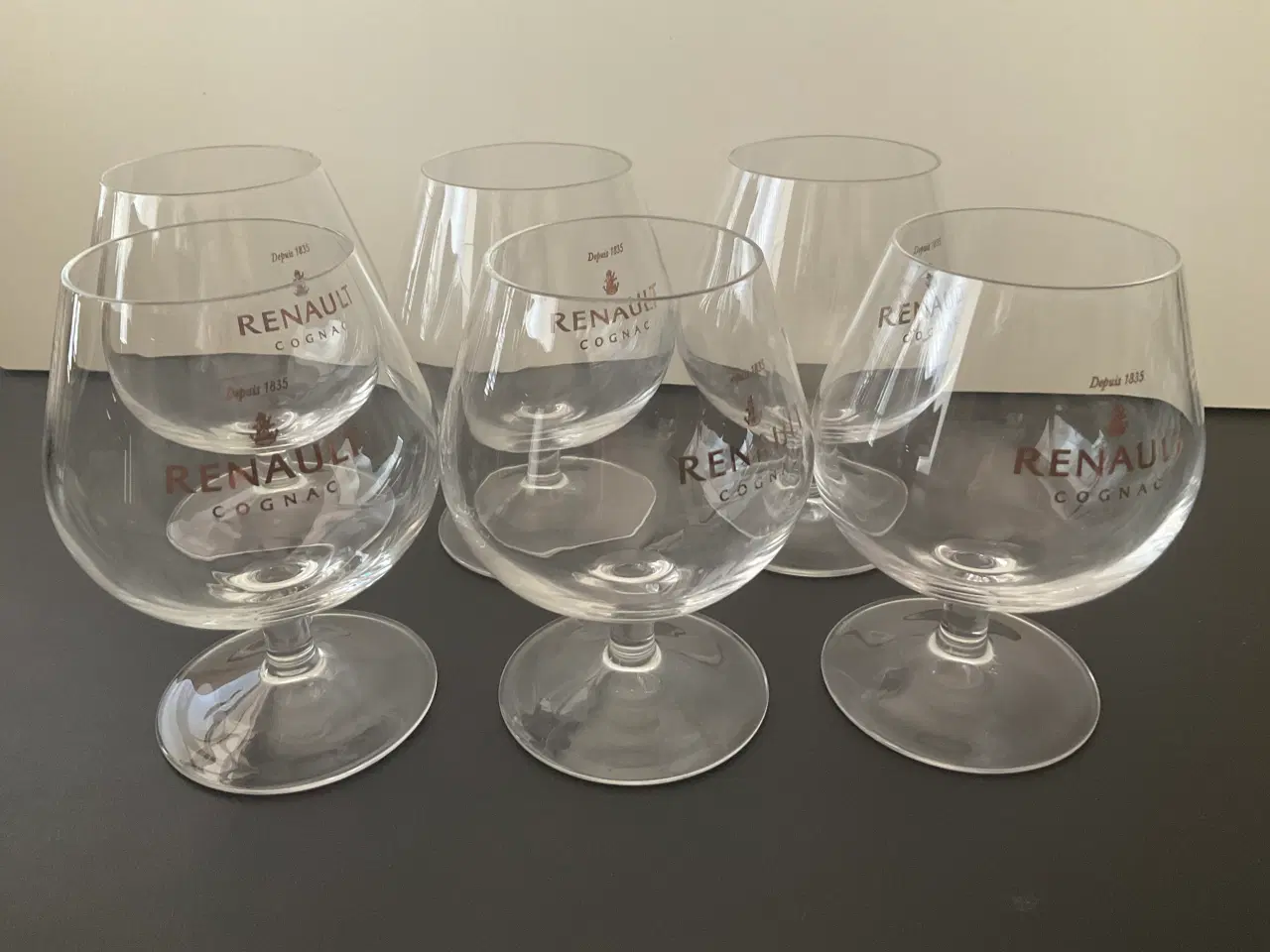 Billede 1 - Renault cognac glas 6 stk klart glas