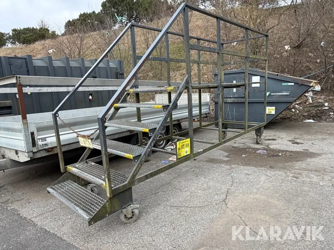 Billede 1 - Jern trappe