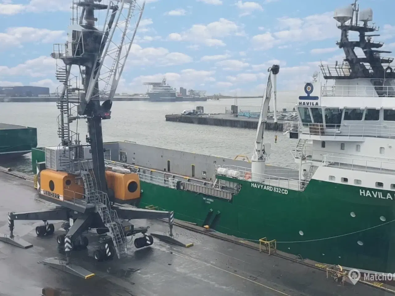 Billede 3 - 3. sals kontor med utrolig udsigt over Esbjerg havn