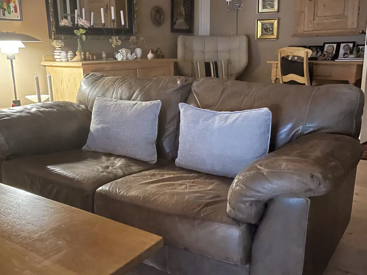 Billede 1 - Lædersofa 2,5 personer