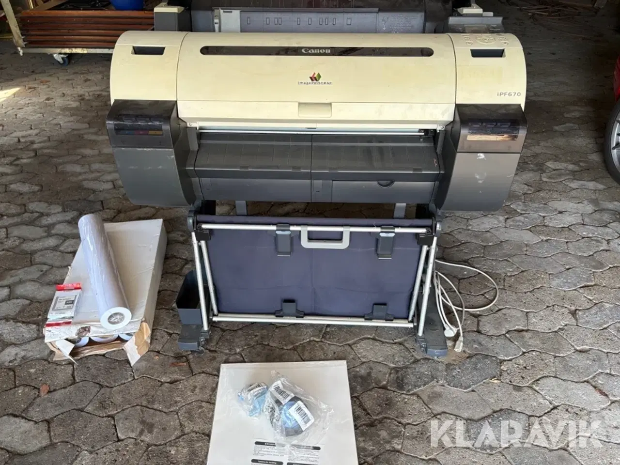 Billede 6 - Tegne- og billedprinter Canon iPF670 med tilbehør
