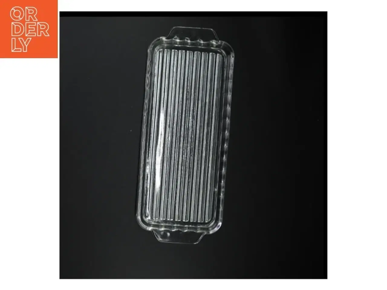 Billede 2 - Rektangulær glasfad (str. 37 x 15 cm)