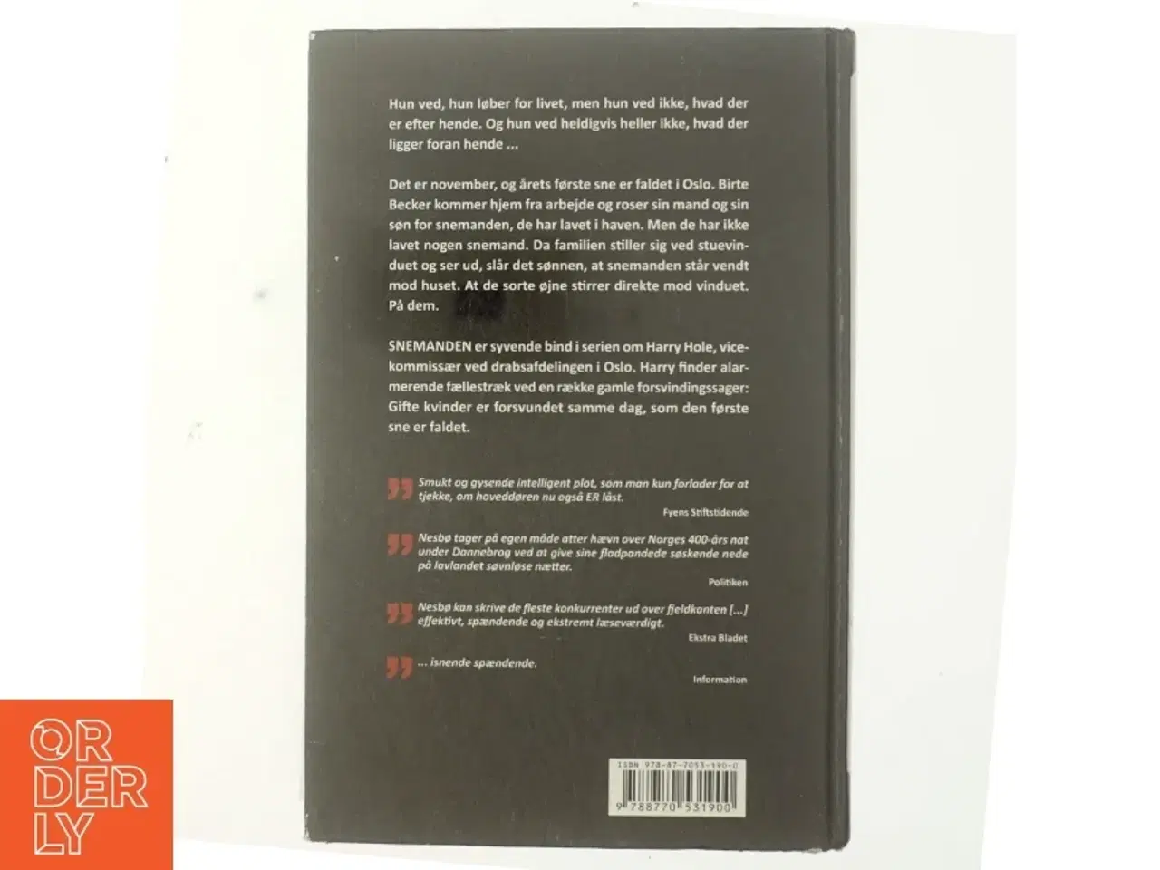 Billede 3 - Snemanden af Jo Nesbø (Bog)