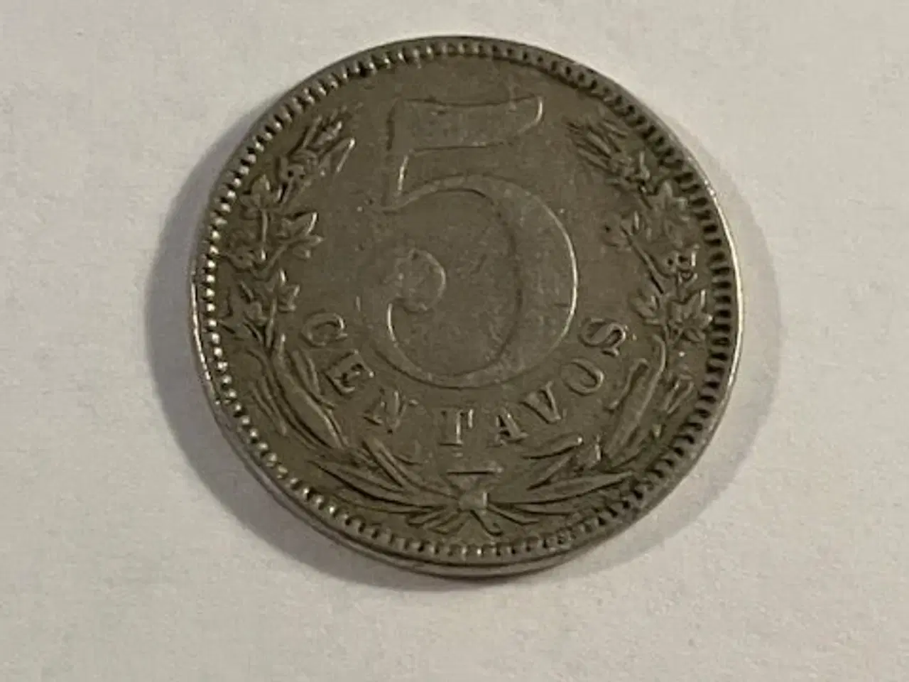 Billede 2 - 5 Centavos Colombia 1886