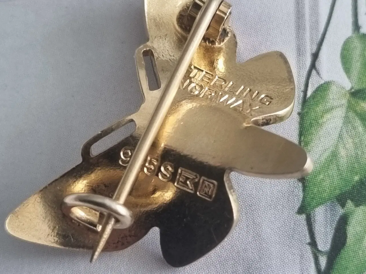 Billede 2 - Sommerfugl Broche