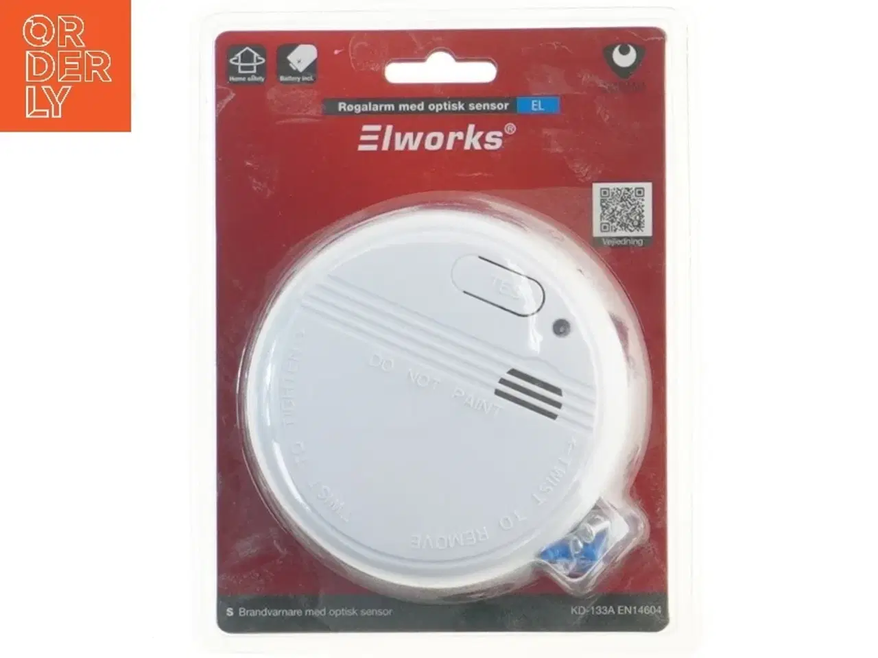 Billede 1 - Optisk røgalarm Elworks fra Elworks (str. 10,5 cm)