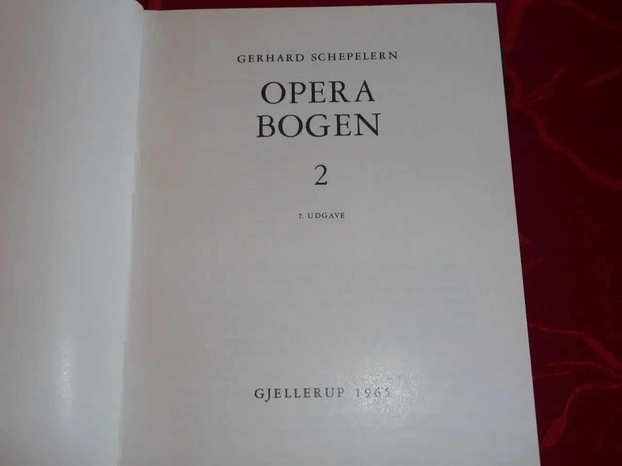 Billede 3 - opera bogen, gjellerup 1965