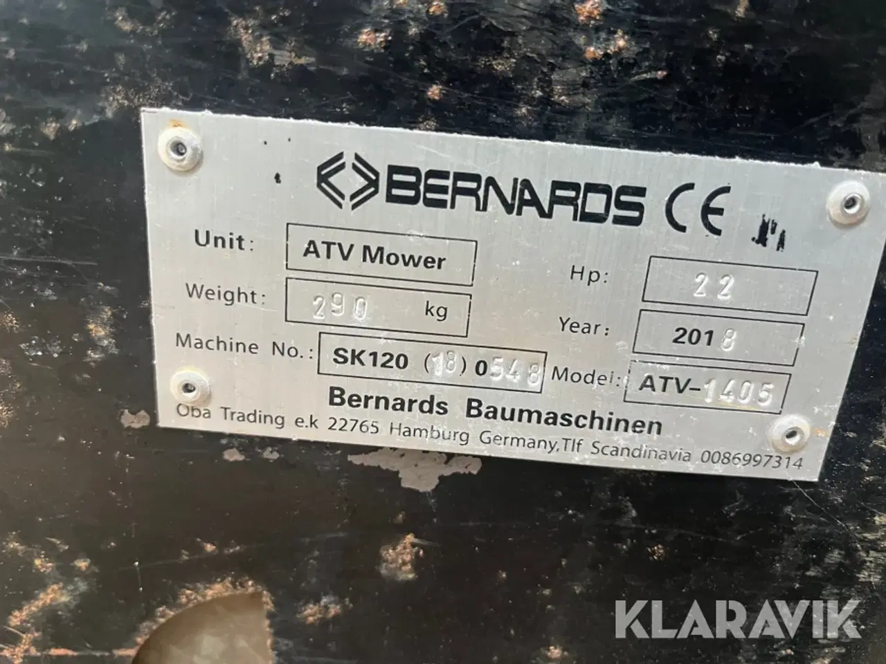 Billede 5 - Slagleklipper Bernards ATV-1405