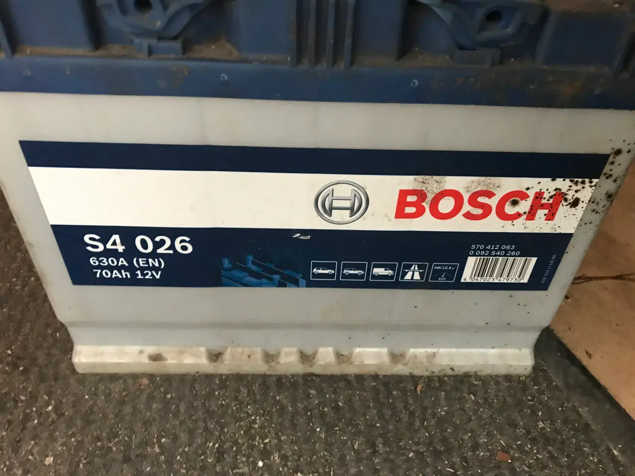 Billede 1 - Bil Batteri 70ah med 25% Liv tilbage