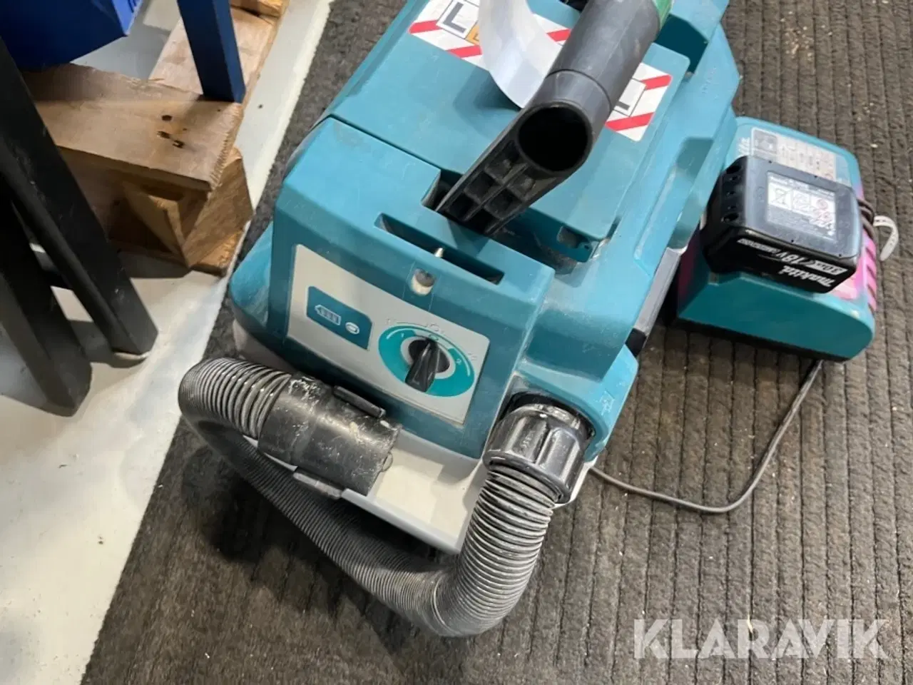 Billede 7 - Støvsuger med batteri og lader Makita LXT