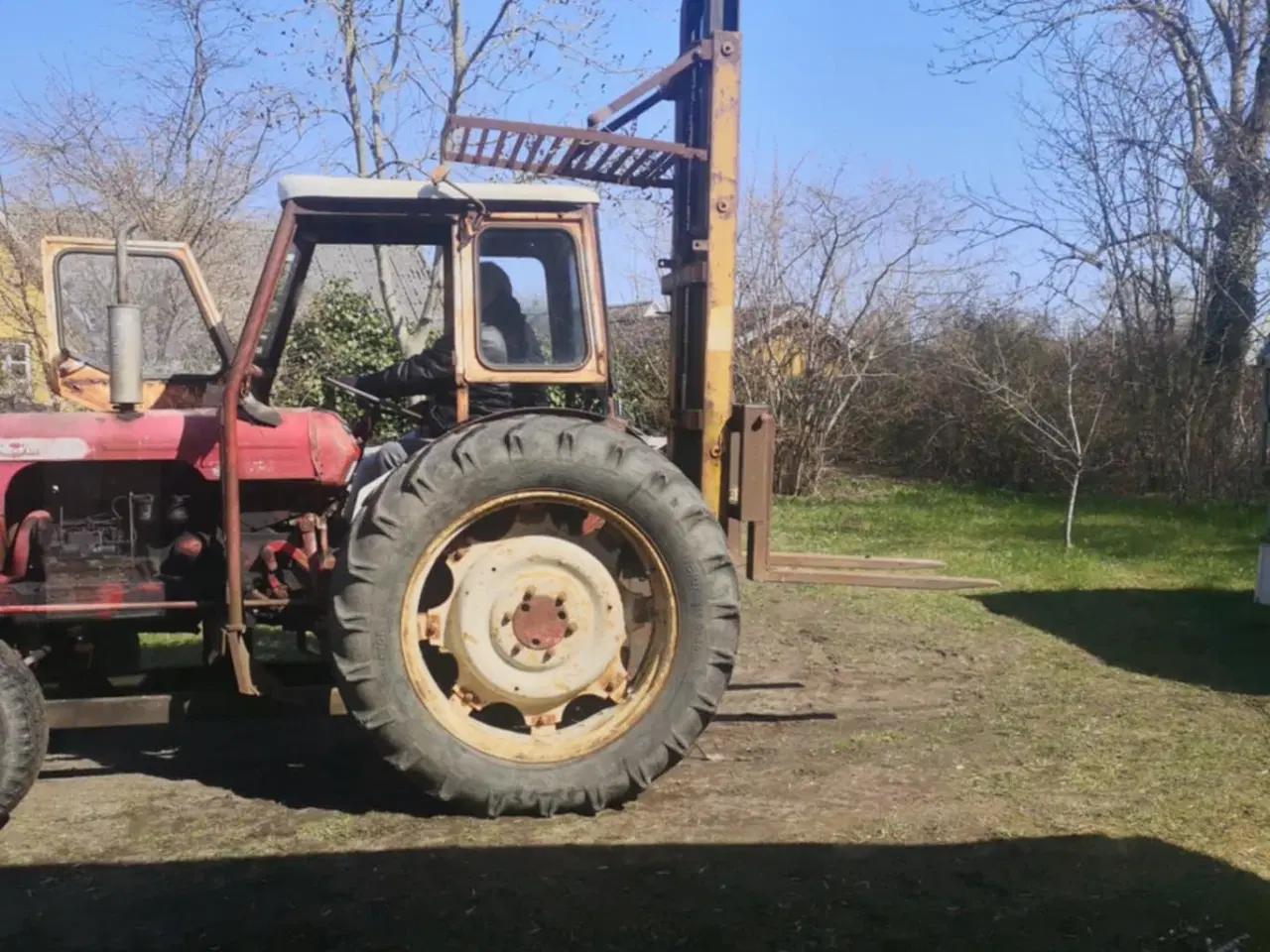 Billede 2 - David Brown Traktor m. byggelift