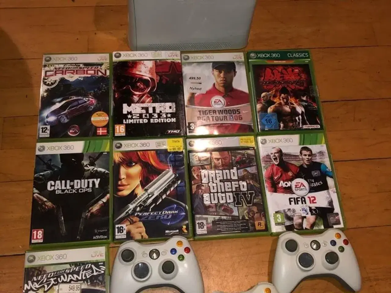 Billede 1 - Xbox 360, 3 konsoller og 9 spil