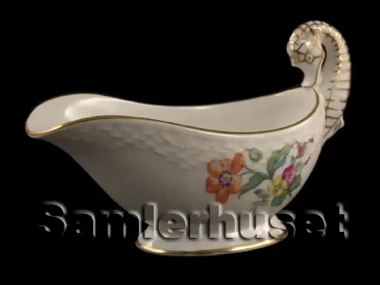 Billede 1 - Saxisk Blomst Hvid Smørnæb