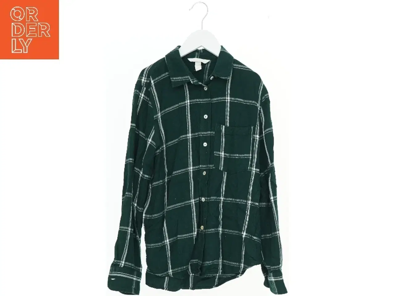Billede 1 - Skjorte med ternet mønster fra H&M (str. S)