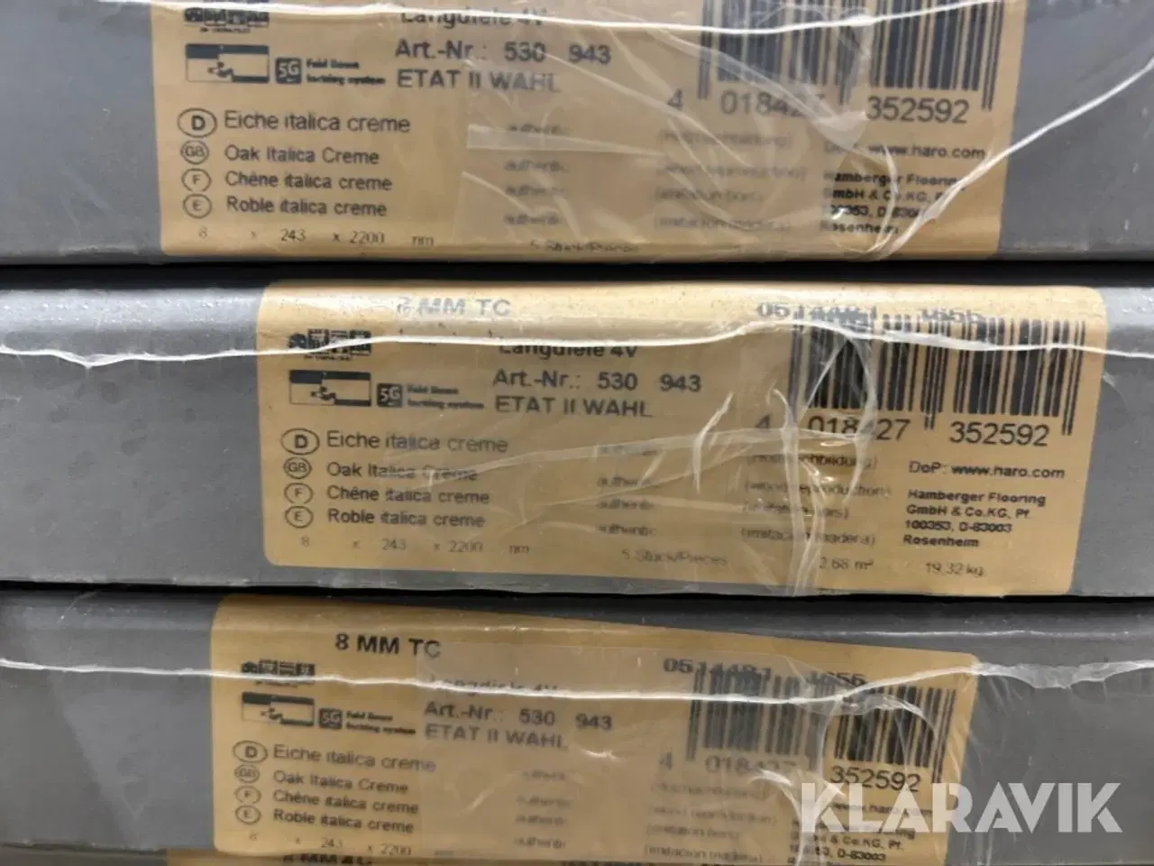 Billede 5 - Laminat gulv HARO Italica creme 45 m2