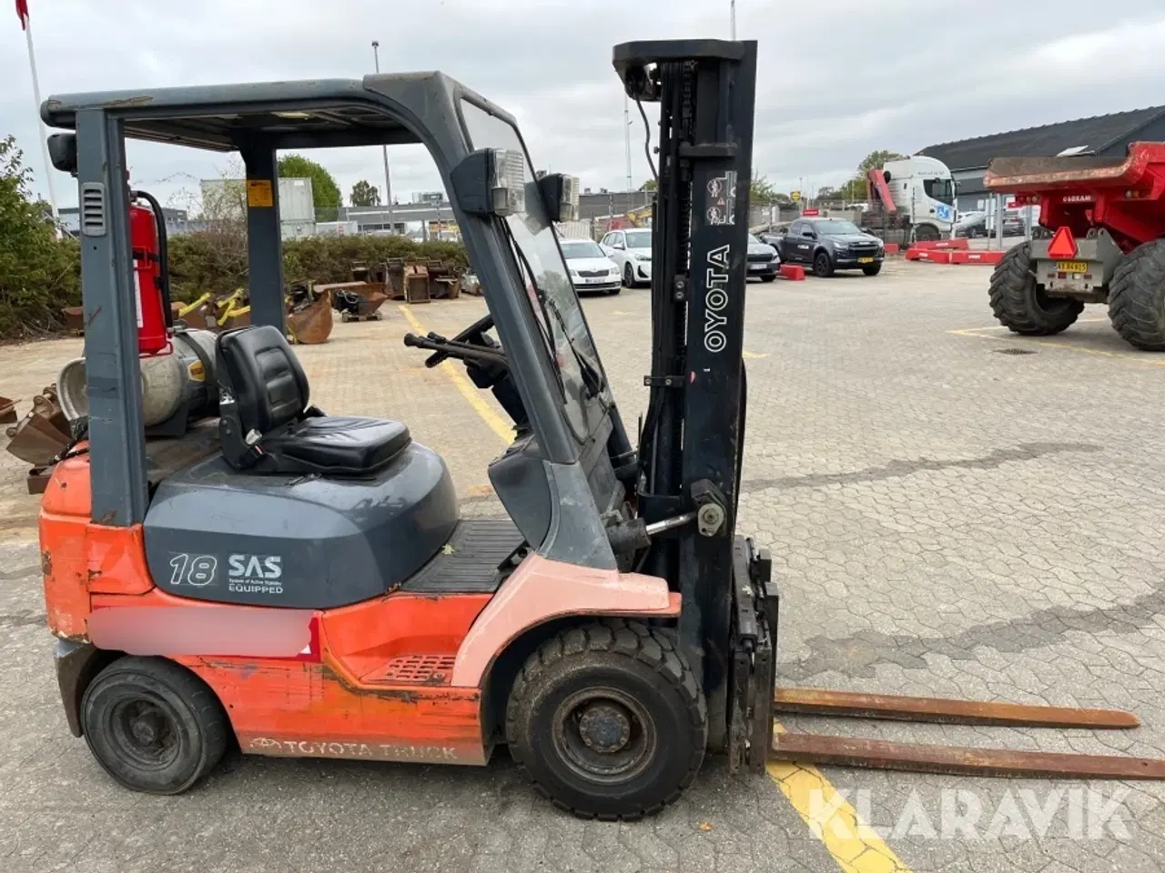 Billede 6 - Gaffeltruck Toyota 42-7FGF18